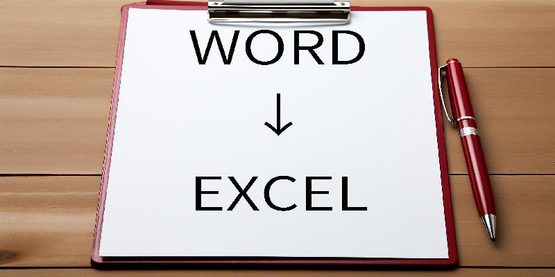 WordתExcel