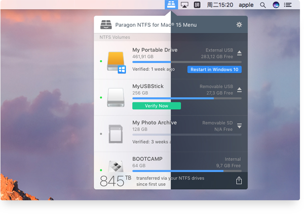 Paragon NTFS Macͼ3