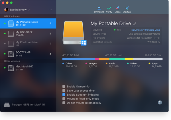 Paragon NTFS Macͼ1