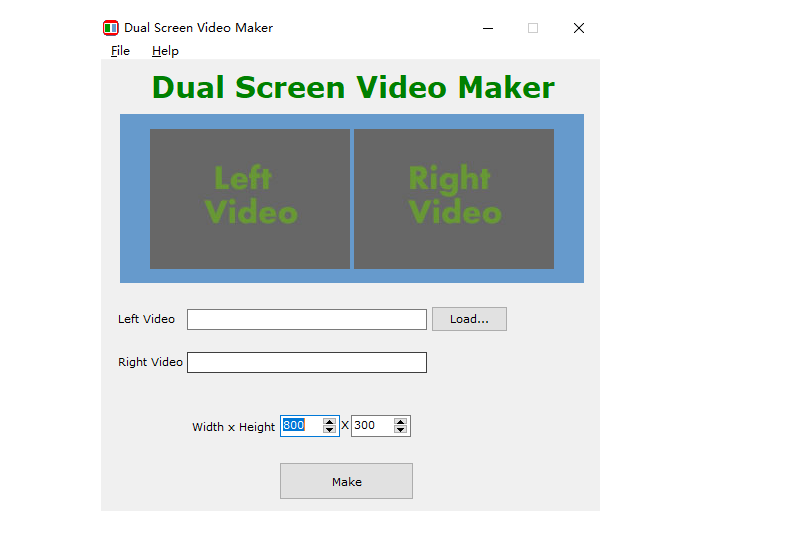 Dual Screen Video Makerͼ1