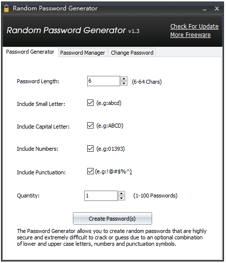 Random Password Generatorͼ1