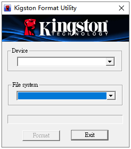 Kingston Format Utilityͼ1