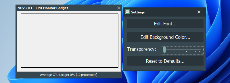 CPU Monitor Gadgetͼ1