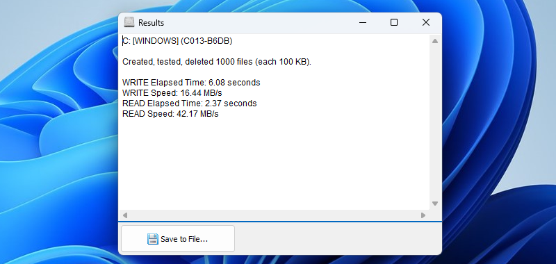 Vov Disk Benchmarkͼ2