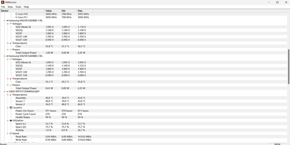 HWMonitor X64ͼ2